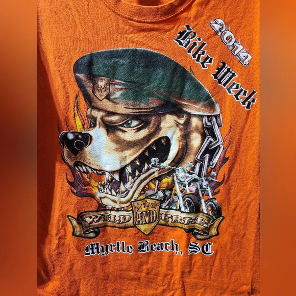 Myrtle Beach, SC 2014 Bike Week Graphic Tshirt - Picture 1 of 3
